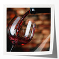 Rustic Wine Pour - Framed Kitchen Prints for Warm Ambiance