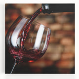 Rustic Wine Pour - Framed Kitchen Prints for Warm Ambiance
