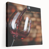 Rustic Wine Pour - Framed Kitchen Prints for Warm Ambiance