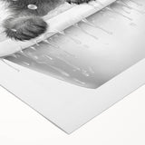 Bathroom Art Prints - Playful Bear in Bathtub