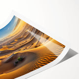 Extra large rolled print featuring line art flowers in muted earth tones, ideal for large living room wall art.