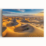 Black and white stretched canvas of an Algerian landscape, ideal for kitchen wall art.