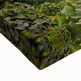 Black and white landscape art painting of Ethiopian scenery on large stretched canvas, suitable for bedroom decor.