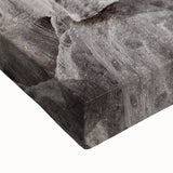 Large art of a Madagascar landscape in black and white on stretched canvas, ideal for bedroom wall decor.