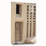 Acrylic print of a Mali landscape in earth tones, suitable for bedroom or dining room decor.