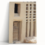 Black and white photograph of an African landscape on stretched canvas, suitable as kitchen wall art or in a bedroom.