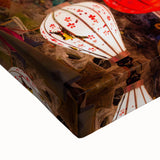 Large art depicting Shanghai skyline in black and white on stretched canvas, suitable for bedroom wall placement.