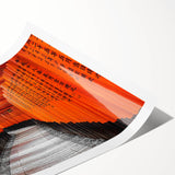 Extra large wall art featuring line art flowers in monochrome, ideal for large living room decor, rolled print format.