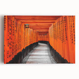 Black and white large art canvas of Kyoto scenery, ideal for kitchen wall art.