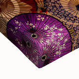 Large art featuring a black and white landscape painting of a Japanese scenery on stretched canvas.