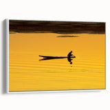 Extra large framed canvas of a vintage poster art depicting a colorful Laos scenery, ideal for living room decor.