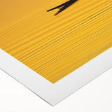 Art deco poster of Laos scenery on rolled canvas with muted earth tones, ideal for dining room wall art.