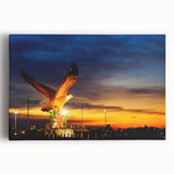 Black and white photo of Malaysian scenery on large stretched canvas, ideal for kitchen wall art.