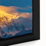 Extra large framed canvas featuring a textured depiction of a Pakistani landscape in black with vibrant, colorful accents.