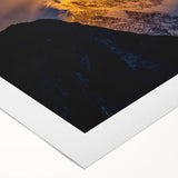 Art deco poster of a Pakistani landscape in muted earth tones on rolled canvas, suitable for dining room decor.