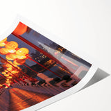 Extra large wall art featuring line art flowers in black on a white background, ideal for large living room decor.