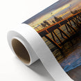 Art Deco style poster of Adelaide scenery on rolled canvas, featuring soft pastel colors, ideal for nursery wall art.