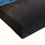 Large art of Adelaide landscape in black and white on stretched canvas, suitable for bedroom wall decor.