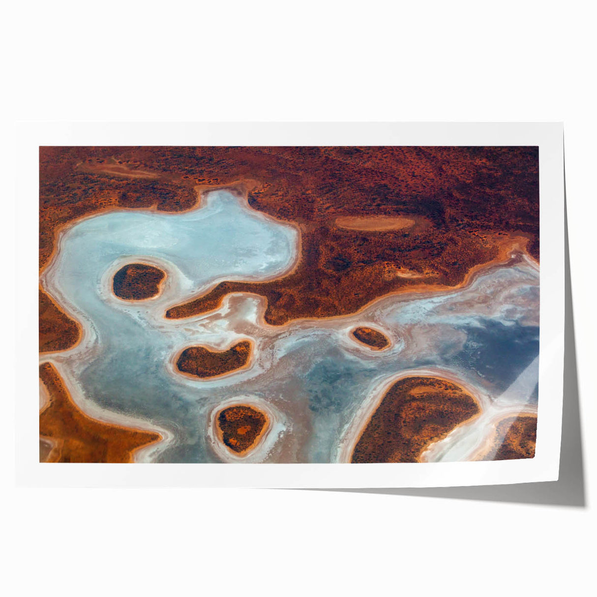 Extra large rolled print of Queensland scenery with vibrant green and blue tones.