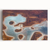 Black and white photo of Queensland scenery on large stretched canvas, suitable for kitchen wall art.