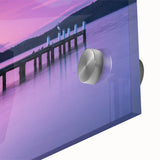 Large abstract wall art depicting Tasmania scenery in muted earth tones on acrylic glass, ideal for dining room ambiance.