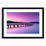 Abstract art print of colorful, textured scenery in Tasmania on a large framed canvas, ideal for living room decor.