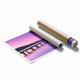 Extra large rolled print of Tasmanian landscape with vibrant greenery and floral elements.