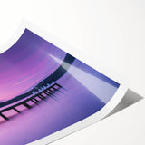 Extra large wall art featuring line art flowers in black on a white background, rolled print.