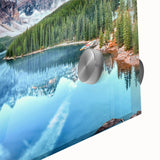 Mid-century modernist large abstract art of Alberta scenery in muted earth tones, acrylic glass, ideal for dining room art.