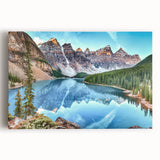 Black and white photo of Alberta, Canada on large stretched canvas, ideal for kitchen wall art.