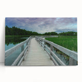 Black and white photograph of New Brunswick scenery on large stretched canvas, ideal for kitchen wall art.