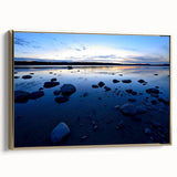 Framed canvas wall art depicting a vintage-style landscape of the Northwest Territories.