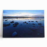 Black and white stretched canvas of Northwest Territories scenery, ideal for kitchen wall art or bedroom.