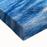 Black and white landscape art painting of Quebec scenery on stretched canvas, suitable for bedroom decor.