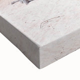 Black and white landscape art painting of a Caribbean beach on stretched canvas, ideal for bedroom wall art.