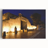 Black and white canvas print of a serene Caribbean beach, ideal for kitchen wall art or bedroom ambiance.