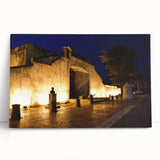Large black and white canvas print of a Caribbean scenery, ideal for kitchen wall art.