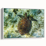 Vintage poster art of Caribbean Saint Vincent scenery on a framed canvas, featuring vibrant, colorful art.