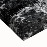 Black and white landscape art painting of Central America, printed on large stretched canvas, suitable for bedroom wall.