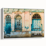 Vintage poster art of Central America with colorful, vivid imagery on a large framed canvas, ideal for living room decor.