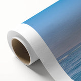 Art deco poster of a serene Honduran landscape on rolled canvas, with muted earth tones, ideal for nursery wall art.