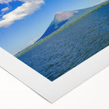 Art Deco poster featuring a scenic view of Nicaragua on rolled canvas, suitable for dining room wall art.