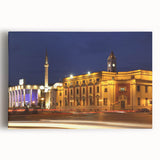 Black and white landscape of Albanian scenery on large stretched canvas, ideal for kitchen wall art or bedroom ambiance.