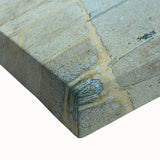 Black and white landscape art painting of a Croatian scene on stretched canvas, suited for bedroom wall art.