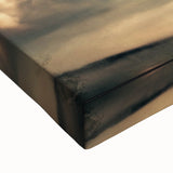 Large art of Big Ben in black and white on stretched canvas, suitable for bedroom wall decor.