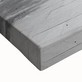 Black and white landscape art painting of London on stretched canvas, ideal for bedroom wall art.