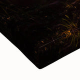 Large art of a black and white landscape painting of Finland on stretched canvas, suitable for bedroom wall decor.