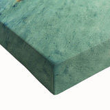 Black and white landscape art painting of Corsica on stretched canvas, ideal for bedroom wall decor.