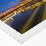 Art deco poster of Lyon, France featuring muted earth tones on rolled canvas, suitable for dining room or bathroom.