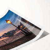 Extra large wall art depicting line art flowers in muted tones on a rolled canvas, suitable for large living room decor.